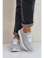 Semišové Vzorované Sportovní Boty Na Platformě S Leskem D&A LR51-635 Stříbrné Semišové Vzorované Sportovní Boty Na Platformě S Leskem D&A LR51-635 Stříbrné