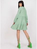 Sukienka DHJ SK model 18627909 pistacjowy - FPrice Sukienka DHJ SK model 18627909 pistacjowy - FPrice