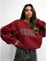 Bluza RV BL model 21777651 bordowy - FPrice Bluza RV BL model 21777651 bordowy - FPrice