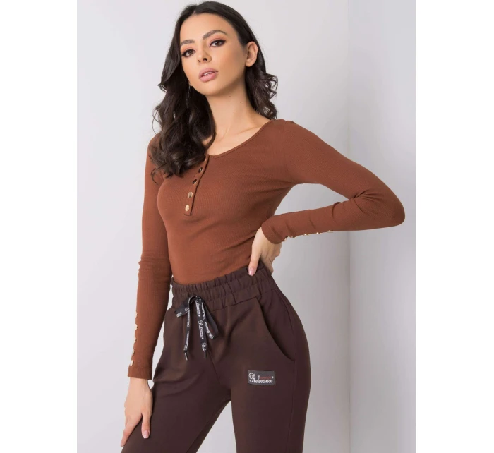 Halenka RV BZ 6065.80P tmavě hnědá Halenka RV BZ 6065.80P tmavě hnědá