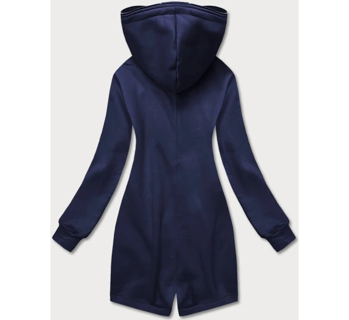 Tmavě modrá vypasovaná dámská mikina model 21292029 - LHD