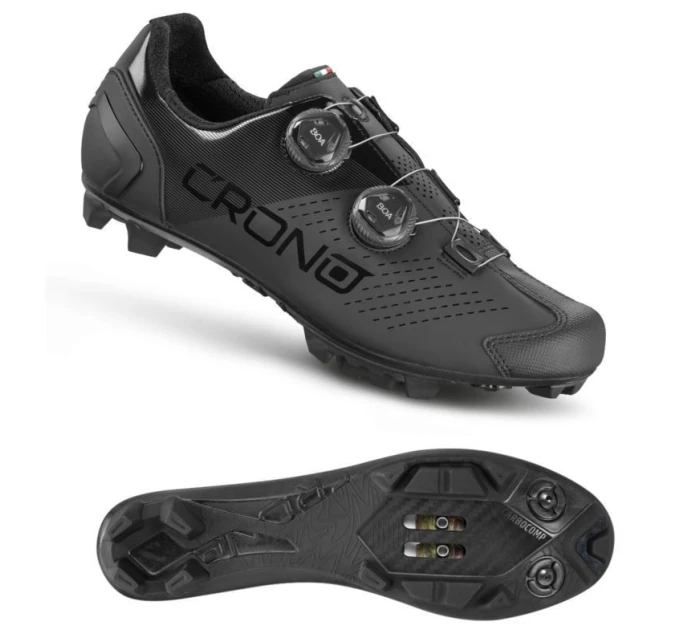 buty MTB model 21845704 czarne 44 kompozyt - Crono