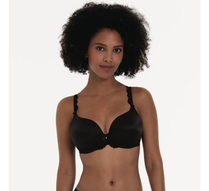 podprsenka s kosticí s výztuží černá  model 18857558 - RosaFaia