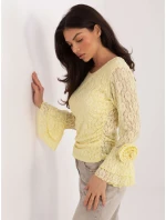 Bluzka IT BZ model 21836765 jasny żółty - FPrice Bluzka IT BZ model 21836765 jasny żółty - FPrice