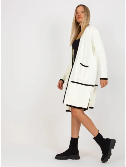 Jumper LC SW model 20742158 bílý a černý - FPrice Jumper LC SW model 20742158 bílý a černý - FPrice