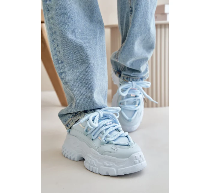 Dámské tenisky na masivní podrážce modré Nevela Dámské tenisky na masivní podrážce modré Nevela