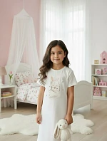 Cornette Dětské dívčí tričko 493/124 Spací 3 kr/r 122-128