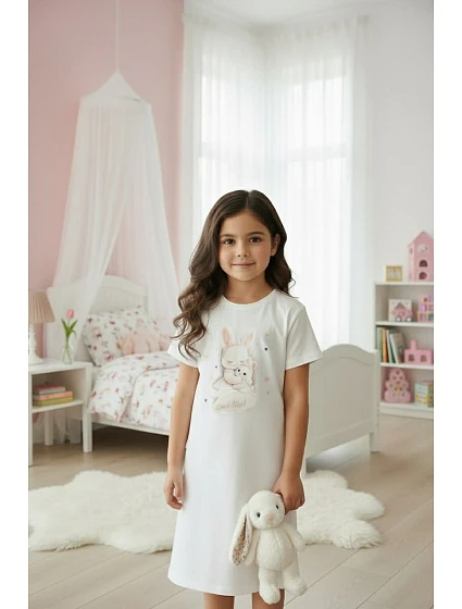 Cornette Dětské dívčí tričko 493/124 Spací 3 kr/r 122-128 Cornette Dětské dívčí tričko 493/124 Spací 3 kr/r 122-128