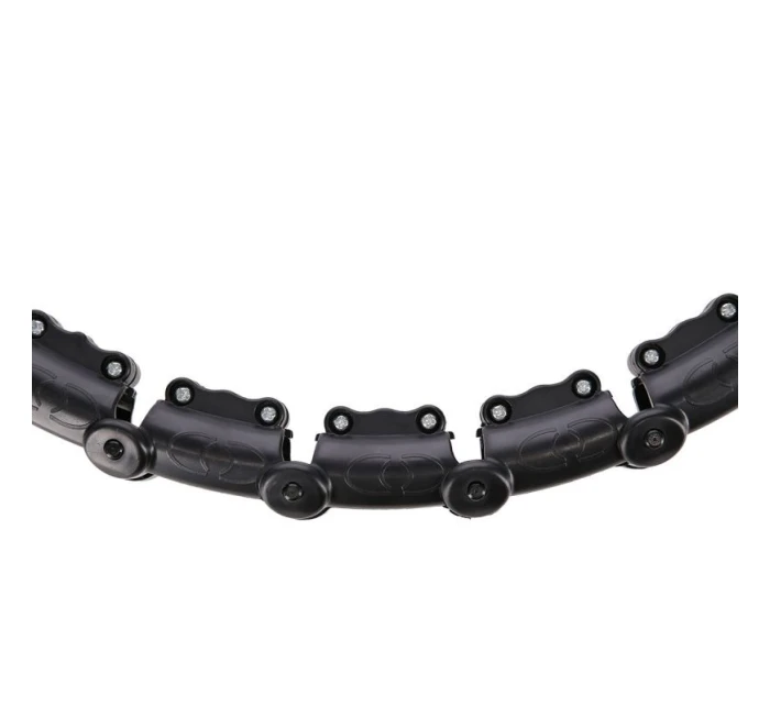 Hula Hop set HHW11 BLACK s výstupky a závažím + opasek BR163 BLACK PLUS SIZE HMS Hula Hop set HHW11 BLACK s výstupky a závažím + opasek BR163 BLACK PLUS SIZE HMS