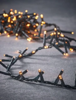 VÁNOČNÍ STROM SVĚTLA SVĚTELNÝ ŘETĚZ 550 VEDL ČASOVAČ TEPLÁ BÍLÁ LUCA