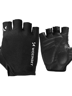 Cyklistické rukavice Wozinsky WRR-01XL velikost XL - černé