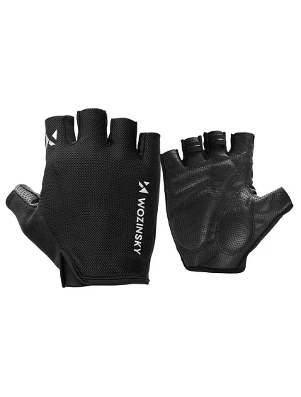 Cyklistické rukavice Wozinsky WRR-01XL velikost XL - černé