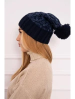 Milano fleecová čepice K203 navy blue model 18749923 - K-Fashion Milano fleecová čepice K203 navy blue model 18749923 - K-Fashion