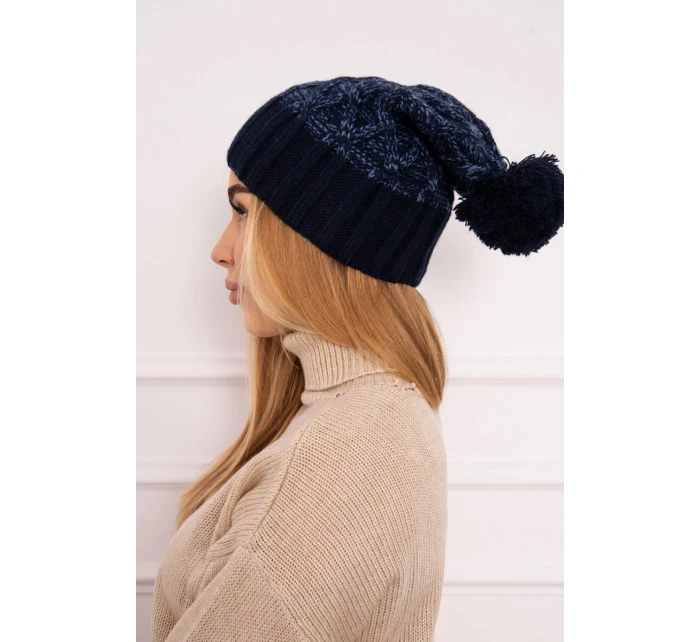 Milano fleecová čepice K203 navy blue model 18749923 - K-Fashion Milano fleecová čepice K203 navy blue model 18749923 - K-Fashion