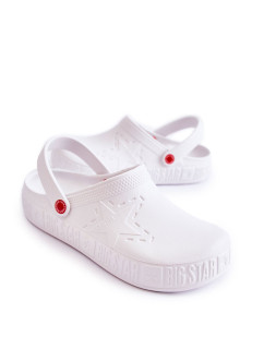 Pánské lehké pantofle Kroks Big Star II175003 Bílé