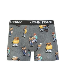 Pánské boxerky John Frank JFBD325-COOL TEDDY