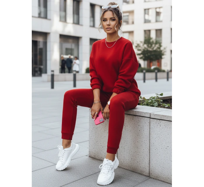 Komplet damski  PREMIUM czerwony model 22007509 - FashionStreet