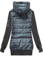 Tmavě mikina z různých spojených materiálů model 21299960 - LHD