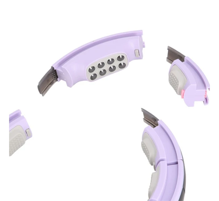 MAGNETICKÝ HULA HOP SET FIALOVÝ HHM13 S POČÍTADLEM HMS + ZEŠTÍHLUJÍCÍ PÁS BR163 ČERNÝ MAGNETICKÝ HULA HOP SET FIALOVÝ HHM13 S POČÍTADLEM HMS + ZEŠTÍHLUJÍCÍ PÁS BR163 ČERNÝ