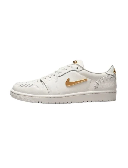 Air Jordan 1 Low Method of Make Wmns 'White/Metallic Gold' dámské sportovní boty - FN5032-100