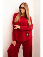 Komplet Punto Milano Winter mikina + kalhoty bordový Komplet Punto Milano Winter mikina + kalhoty bordový