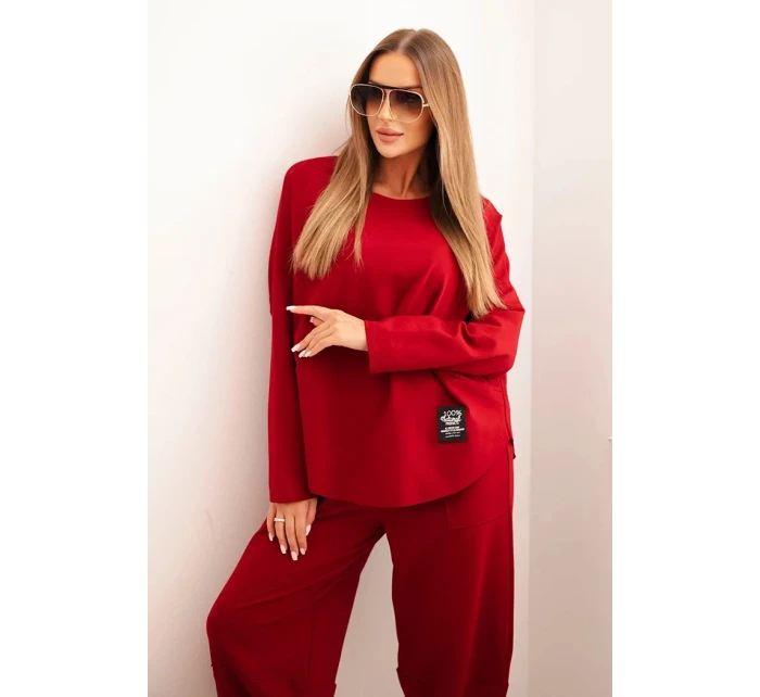 Komplet Punto Milano Winter mikina + kalhoty bordový Komplet Punto Milano Winter mikina + kalhoty bordový