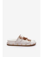 Dámské žabky na platformě Big Star model 21653891 Bílé - Big Star Shoes Dámské žabky na platformě Big Star model 21653891 Bílé - Big Star Shoes