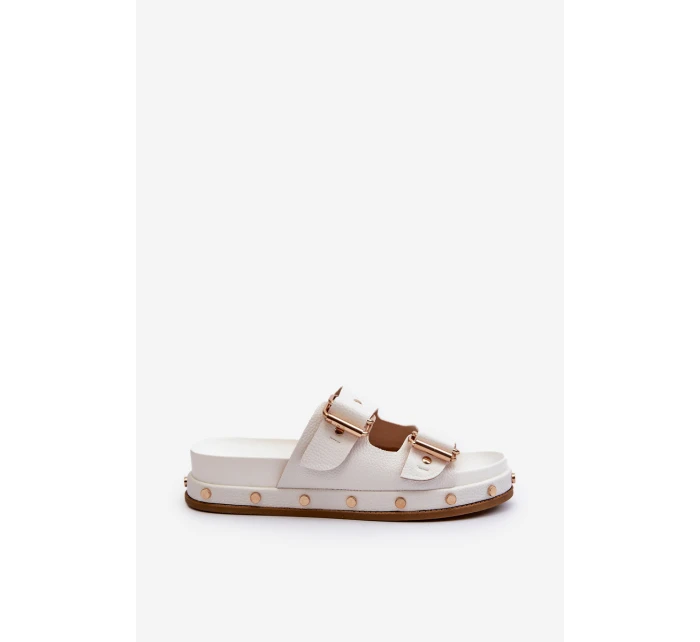 Dámské žabky na platformě Big Star model 21653891 Bílé - Big Star Shoes Dámské žabky na platformě Big Star model 21653891 Bílé - Big Star Shoes