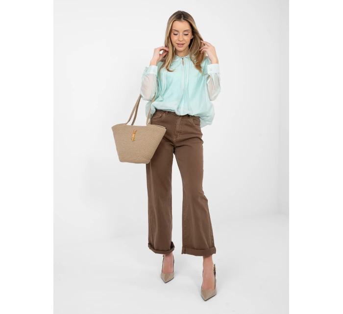 Bluzka IT BZ model 21923799 mietowy - FPrice Bluzka IT BZ model 21923799 mietowy - FPrice