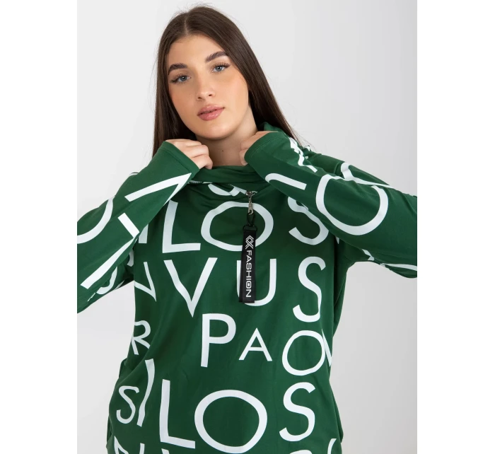 Dámská mikina RV BL 5056 1.95 tmavě zelená