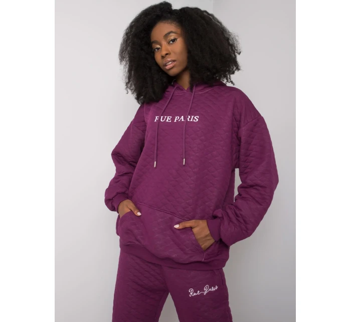 Mikina RV BL 7452.16 tmavě fialová