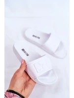 Dětské módní pantofle Big Star - bílé