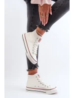 Dámské vysoké tenisky Big Star Bílé Dámské vysoké tenisky Big Star Bílé