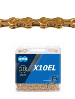 Řetěz KMC X10 EL 114 článků zlatý BOX