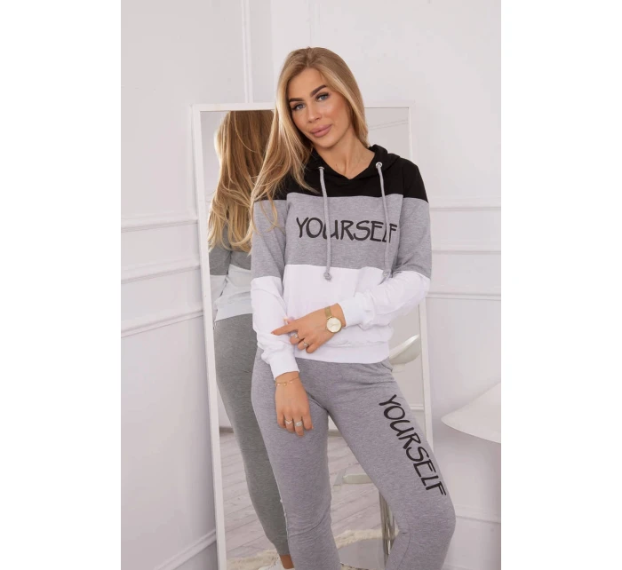 Sada s potiskem Sama černá+šedá Sada s potiskem Sama černá+šedá