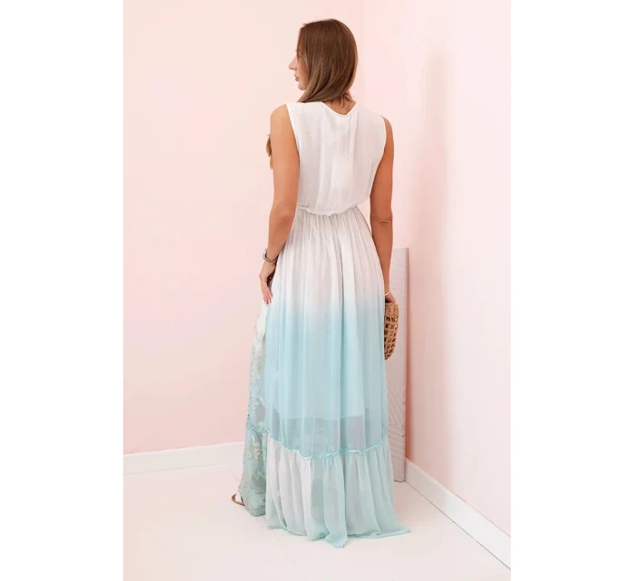 Dámské viskózové šaty s výšivkou mincovna