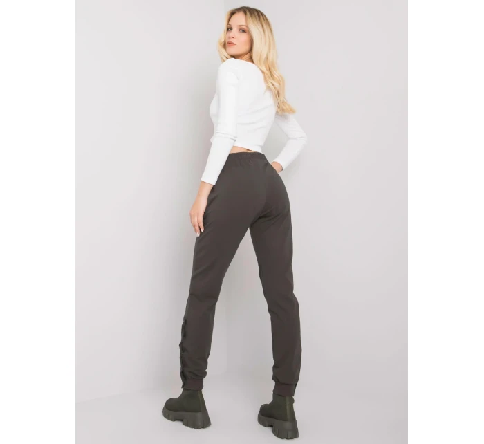 Tepláky RV DR 7365.17P tmavá khaki