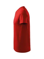 V-neck tričko unisex červená V-neck tričko unisex červená