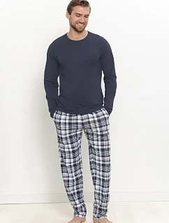 3664 Pánské dlouhé pyžamo DANTE M–2XL