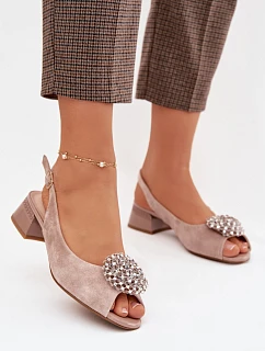 Sandály na podpatku  model 225955 Step in style