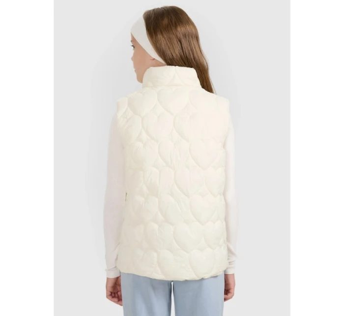 Dívčí rukávy bez rukávů se syntetickou výplní model 21814798 - 4F Dívčí rukávy bez rukávů se syntetickou výplní model 21814798 - 4F