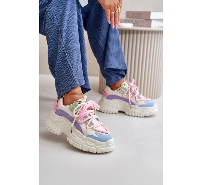 Dámské tenisky na masivní podrážce multikolor Nevela Dámské tenisky na masivní podrážce multikolor Nevela