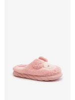 Teplé kožené pantofle dámské růžové Jozelinetta Teplé kožené pantofle dámské růžové Jozelinetta