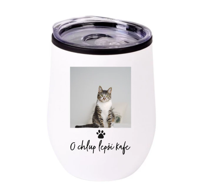Personalizovaný termohrnek "bowl" - fotografie s mazlíčkem