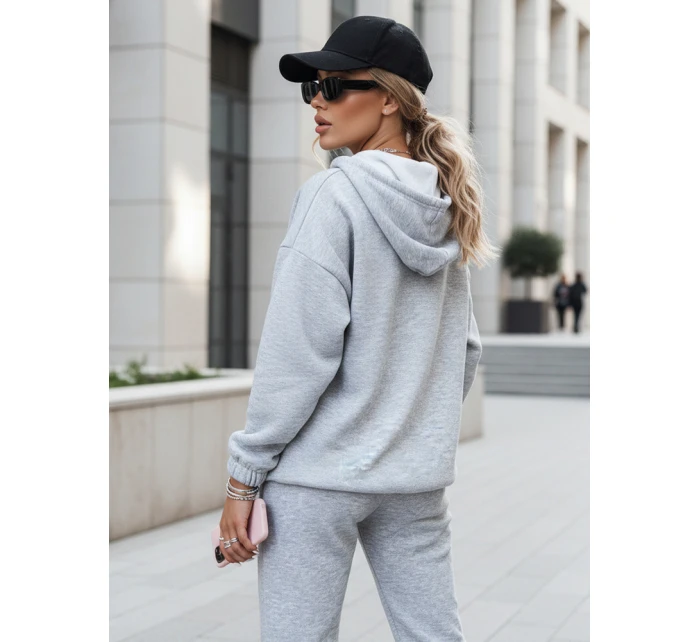 Dámská tepláková souprava AMILIA PREMIUM šedá FashionStreet AY0778