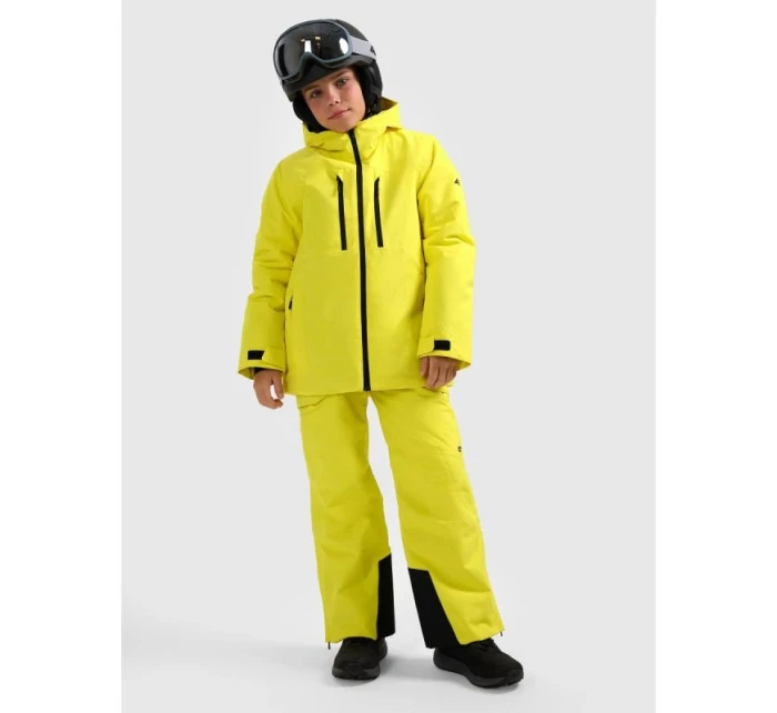 Chlapecká lyžařská bunda 10000 s membránou 4F 4FJRAW25TTJAM1042-71S