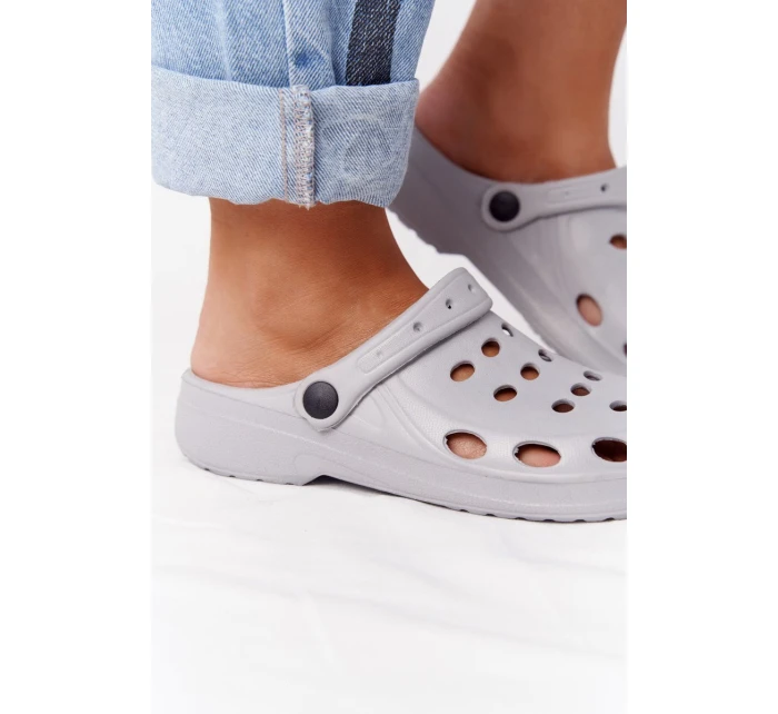 Dámské Nazouváky šedé Pěnové EVA