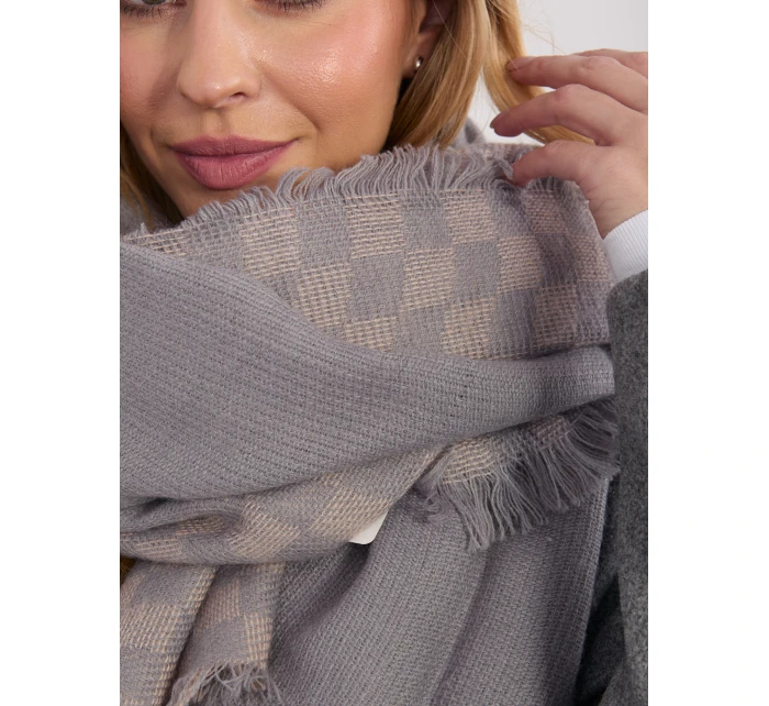 Szalik AT SZ model 21801738 szaro różowy - FPrice Szalik AT SZ model 21801738 szaro różowy - FPrice