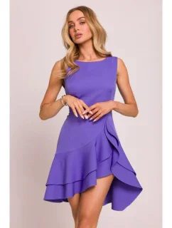 mini šaty světle fialové model 20970678 - Moe
