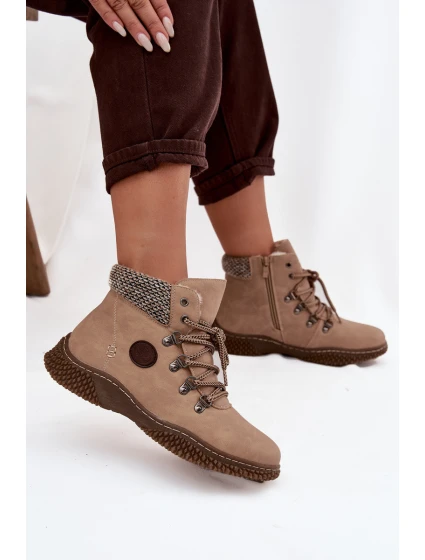 Zateplené dámské trapery Zenaya – béžové